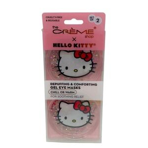 The Creme Shop Hello Kitty Gel Eye Masks Depuffing Comforting Set of 2 New
